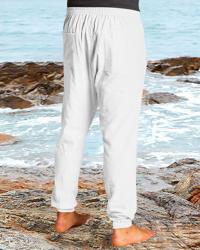 Fashionabla byxor med hög midja - Albert