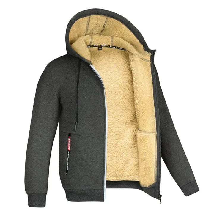 Foderjacka i mjuk fleece för män - Toma