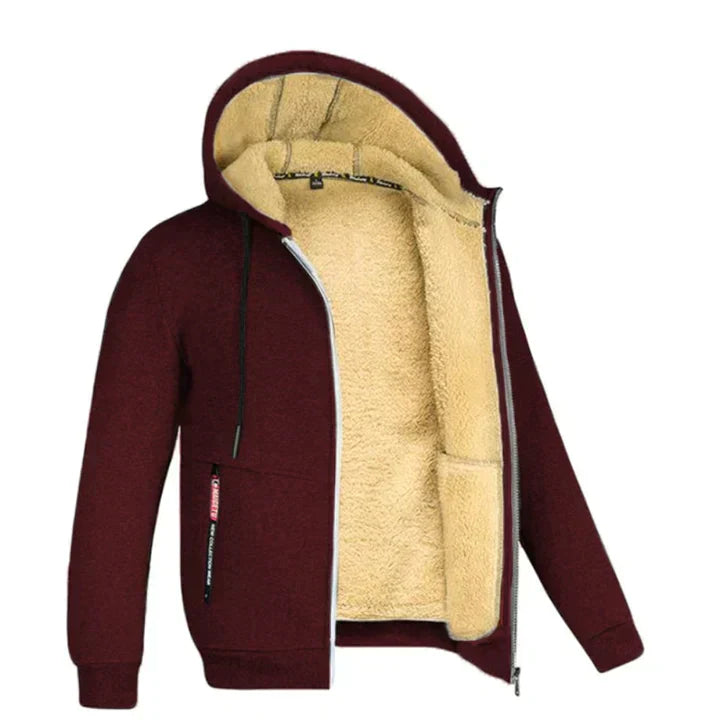 Foderjacka i mjuk fleece för män - Toma