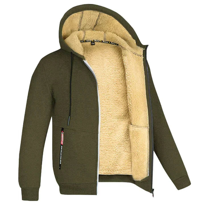 Foderjacka i mjuk fleece för män - Toma