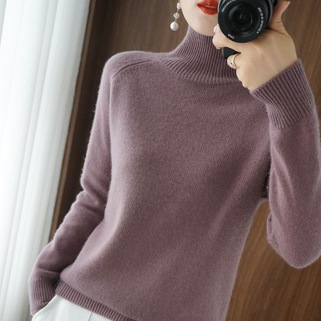 Elegant tröja med turtleneck - Maud