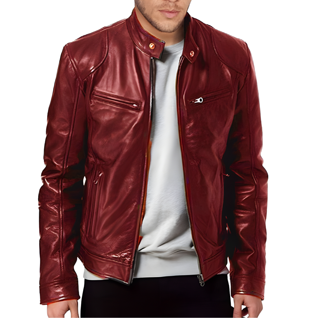 Premium skinnjacka - Exena
