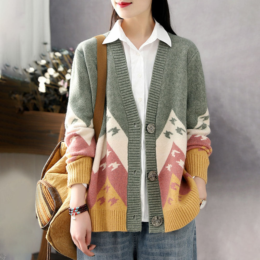 Klassisk bekväm cardigan - Mali