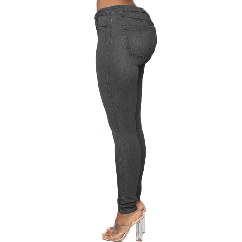 Stretchiga skinny jeans i plusstorlek - Natalie