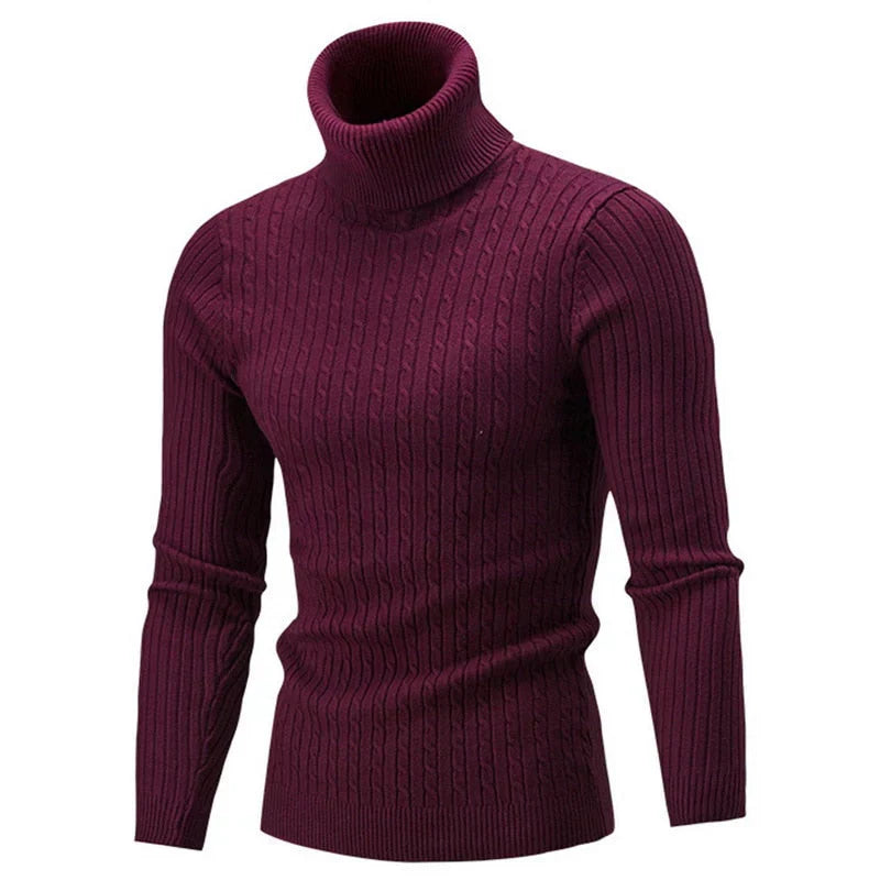 Varm turtleneck tröja för män - Freddy