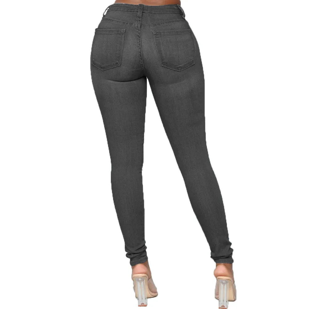 Stretchiga skinny jeans i plusstorlek - Natalie