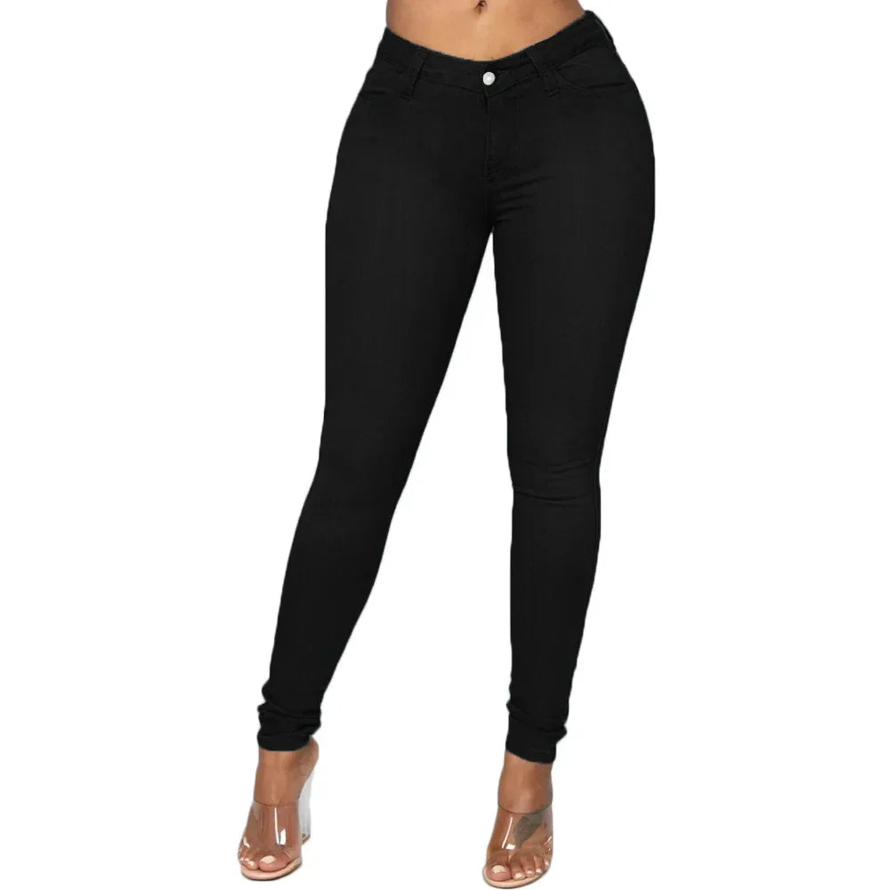 Stretchiga skinny jeans i plusstorlek - Natalie