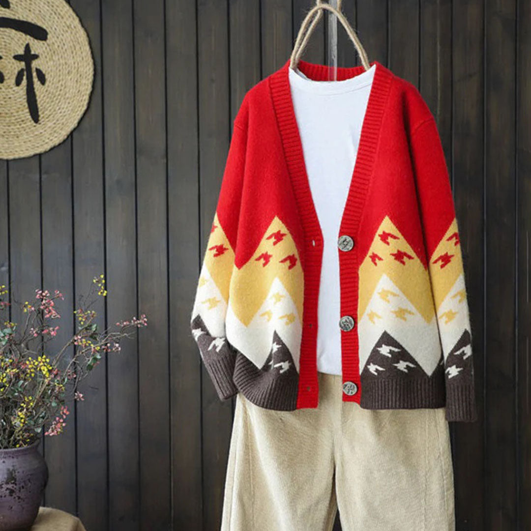 Klassisk bekväm cardigan - Mali