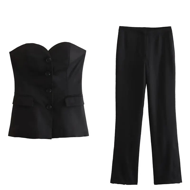Trendigt set med off-shoulder topp - Sylvi