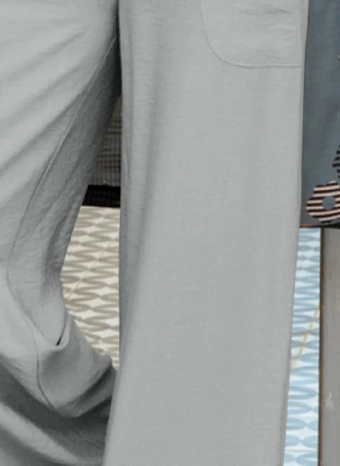 Hose mit weitem Bein und elastischer Taille - Gun