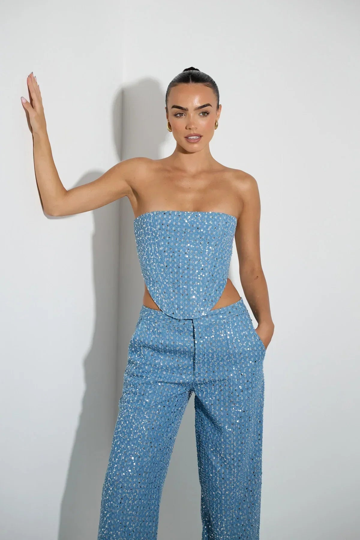 Glitter tvådelad set - Nora