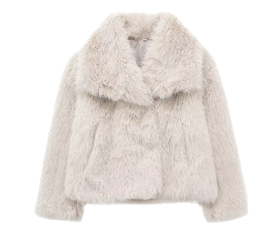 Elegant fuskpälsjacka för kvinnor - Xanthe