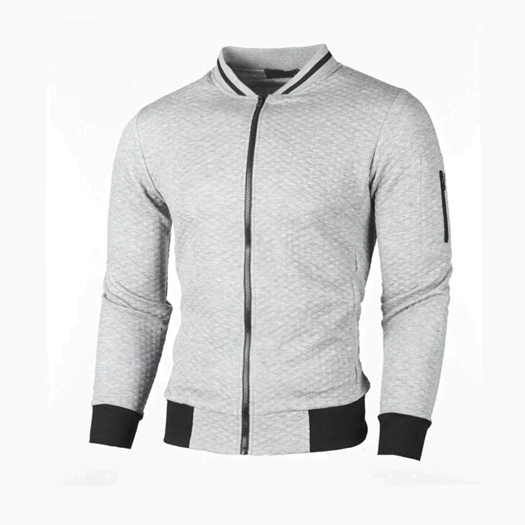 Langärmlige, moderne, lässige Herrenjacke - Claes