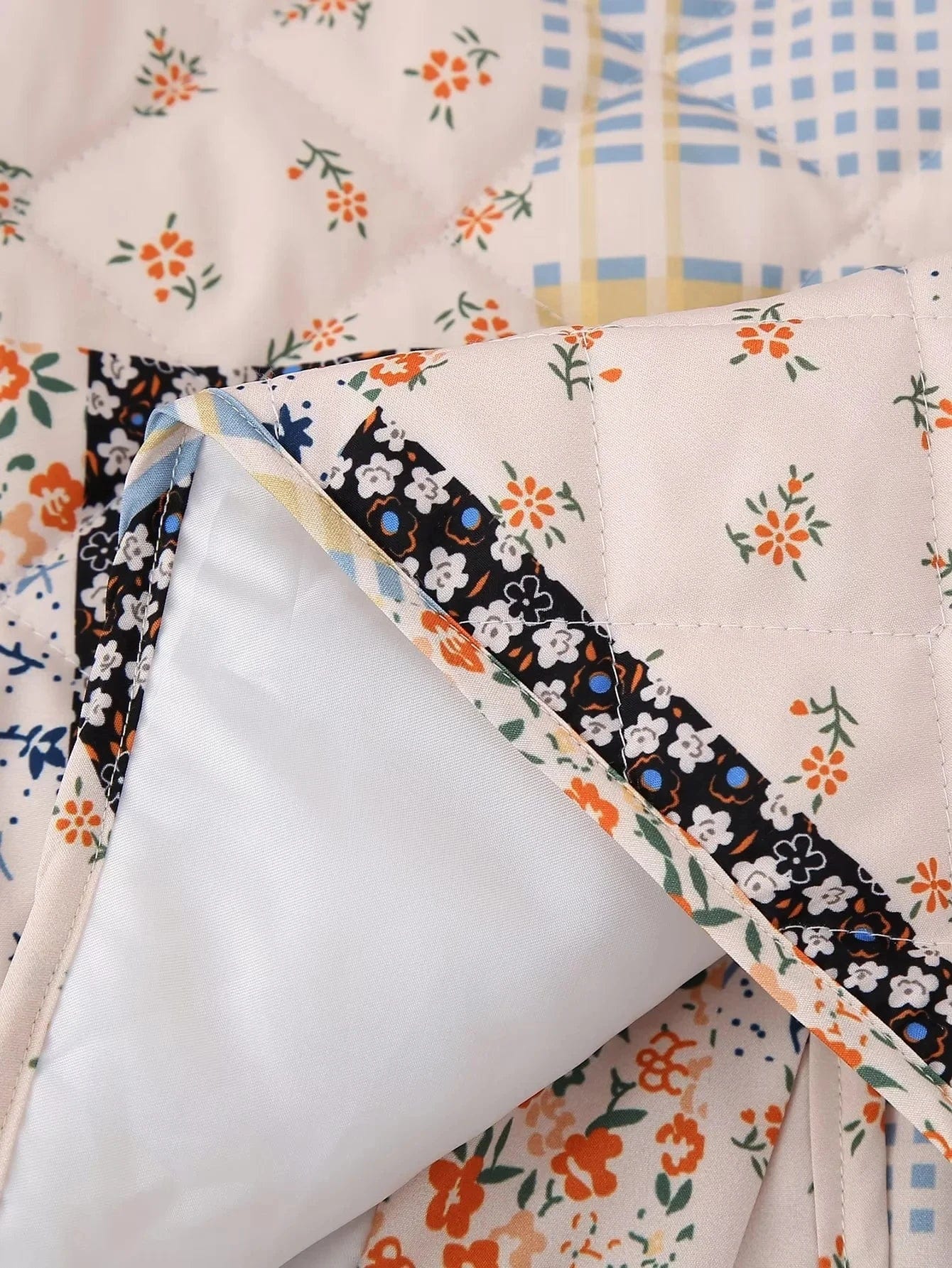 Patchwork quiltad jacka - Gunilla