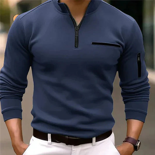 Pullover med dragkedja - Stig