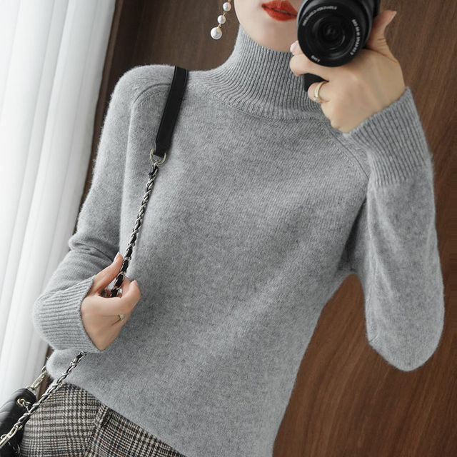Elegant tröja med turtleneck - Maud