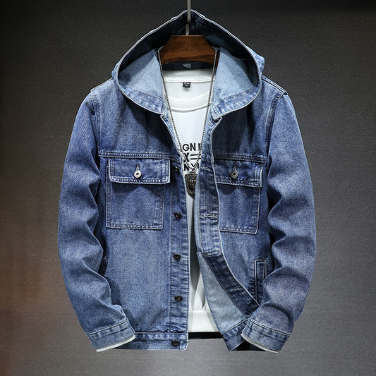 Urban jeansjacka med huva - Börje