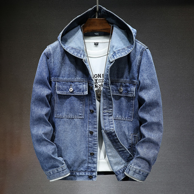 Urban jeansjacka med huva - Börje