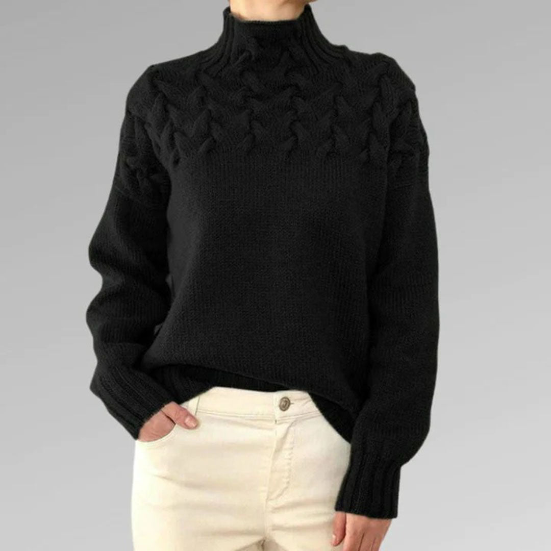 Elegant tröja med polotröja - Venessa