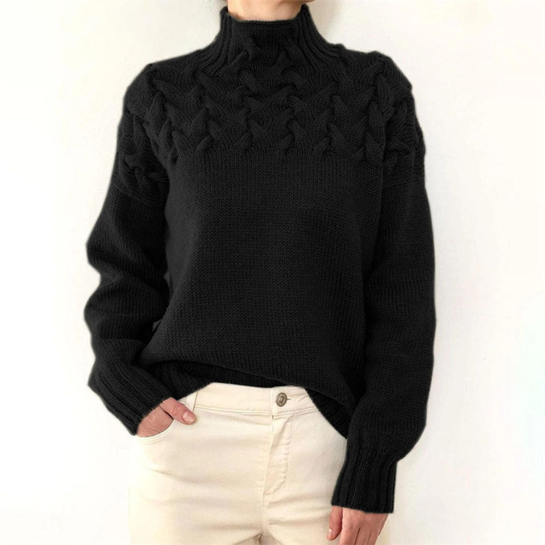 Elegant tröja med polotröja - Venessa