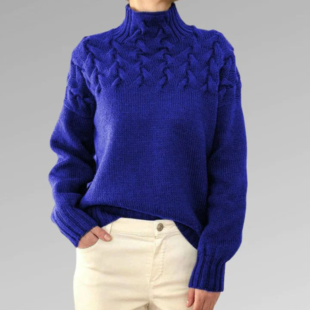 Elegant tröja med polotröja - Venessa
