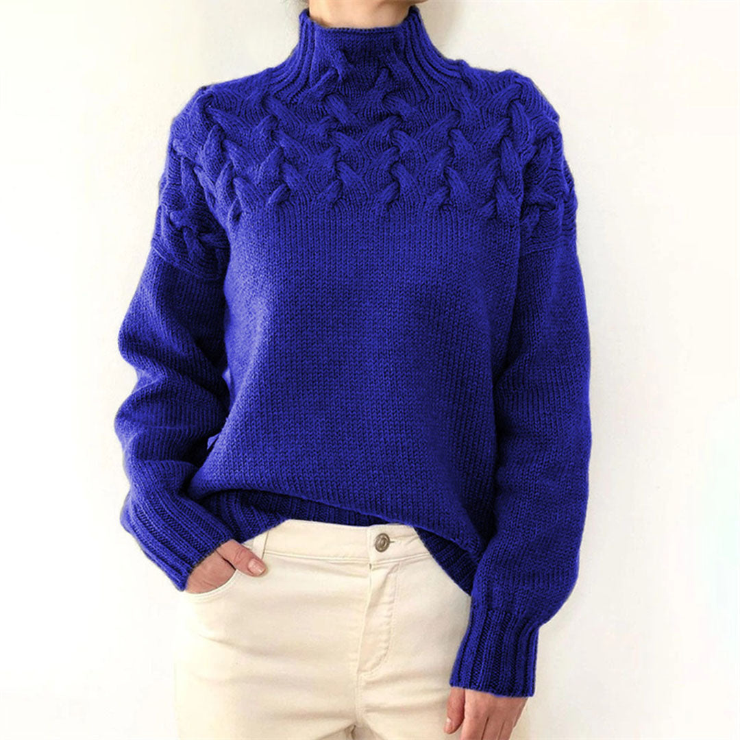 Elegant tröja med polotröja - Venessa