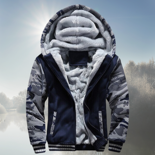 Streetwear fleece hoodie för män -  Alrik