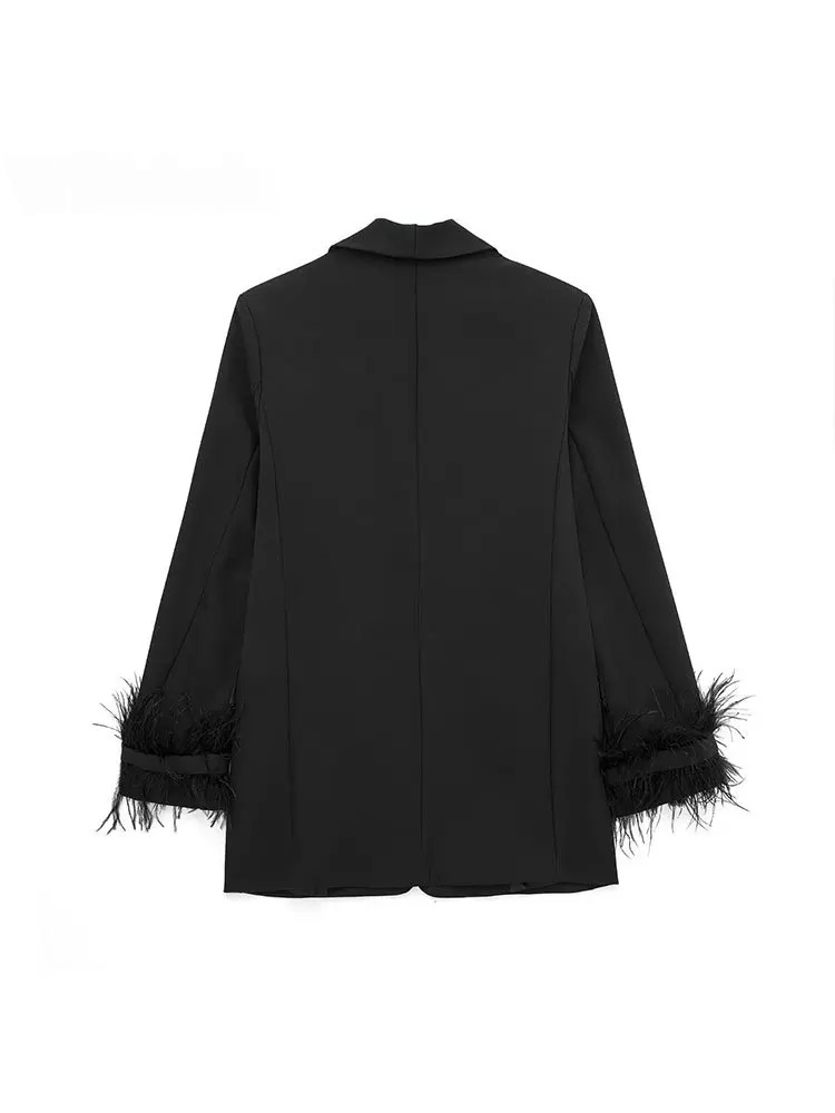 Satinblazer i vintagestil för kvinnor - Barbro