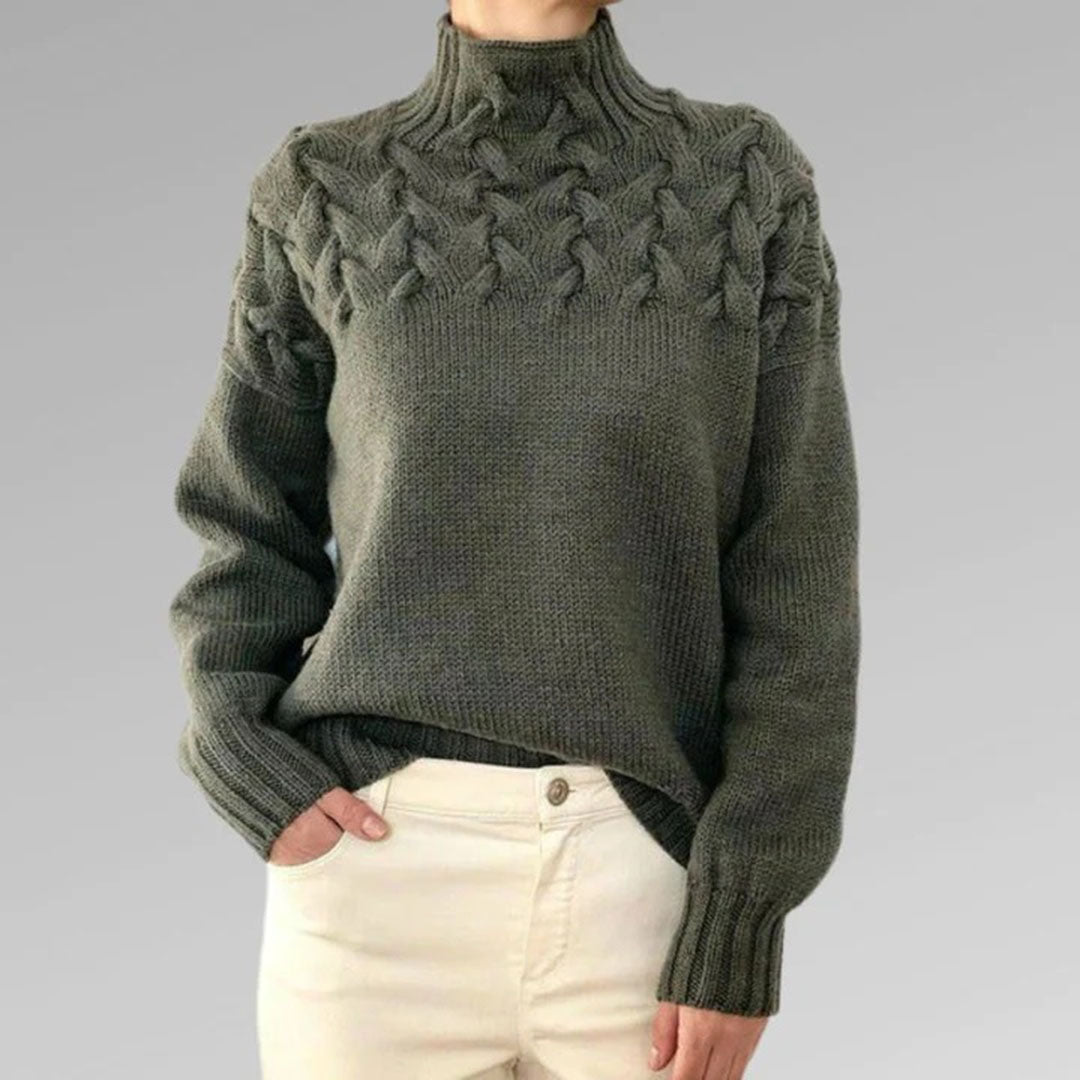 Elegant tröja med polotröja - Venessa
