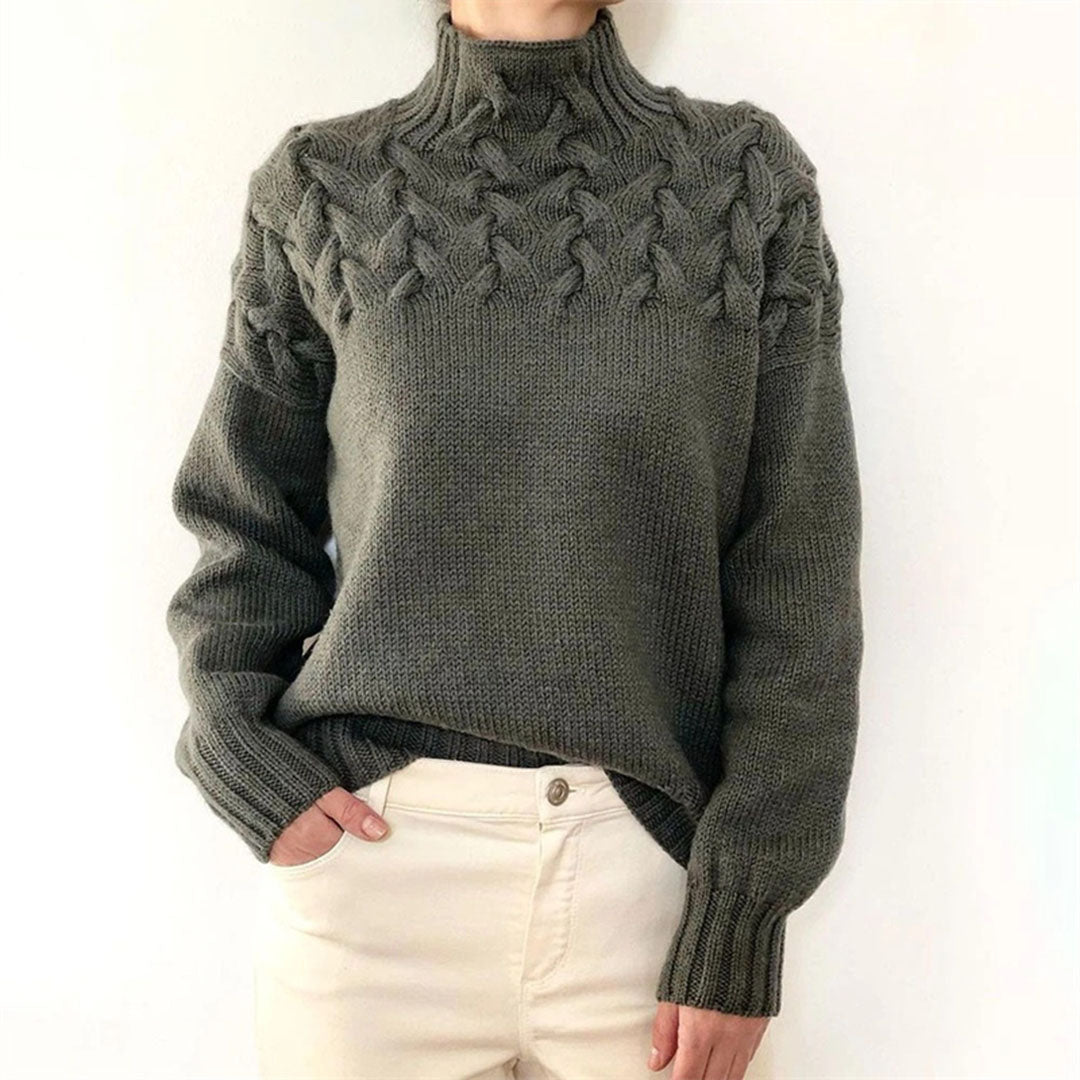 Elegant tröja med polotröja - Venessa