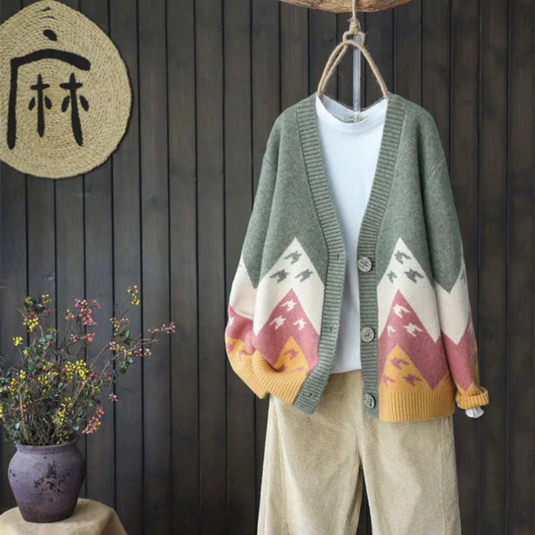Klassisk bekväm cardigan - Mali