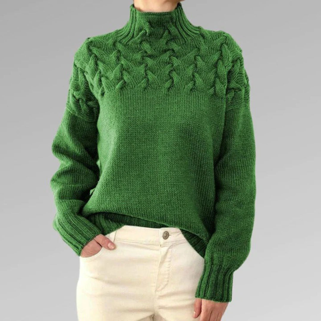 Elegant tröja med polotröja - Venessa