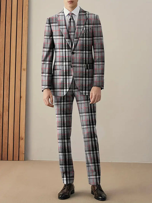 En kombination av slim fit kavaj och byxor - Franz