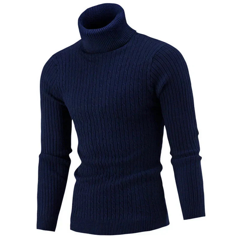 Varm turtleneck tröja för män - Freddy