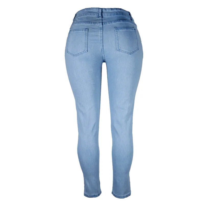 Stretchiga skinny jeans i plusstorlek - Natalie