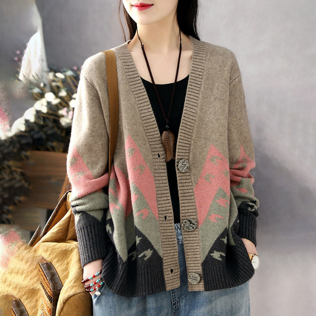 Klassisk bekväm cardigan - Mali