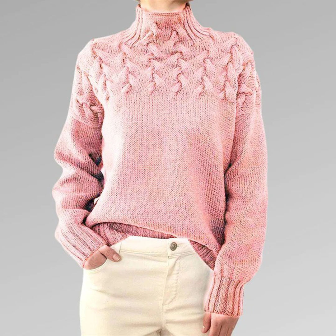 Elegant tröja med polotröja - Venessa