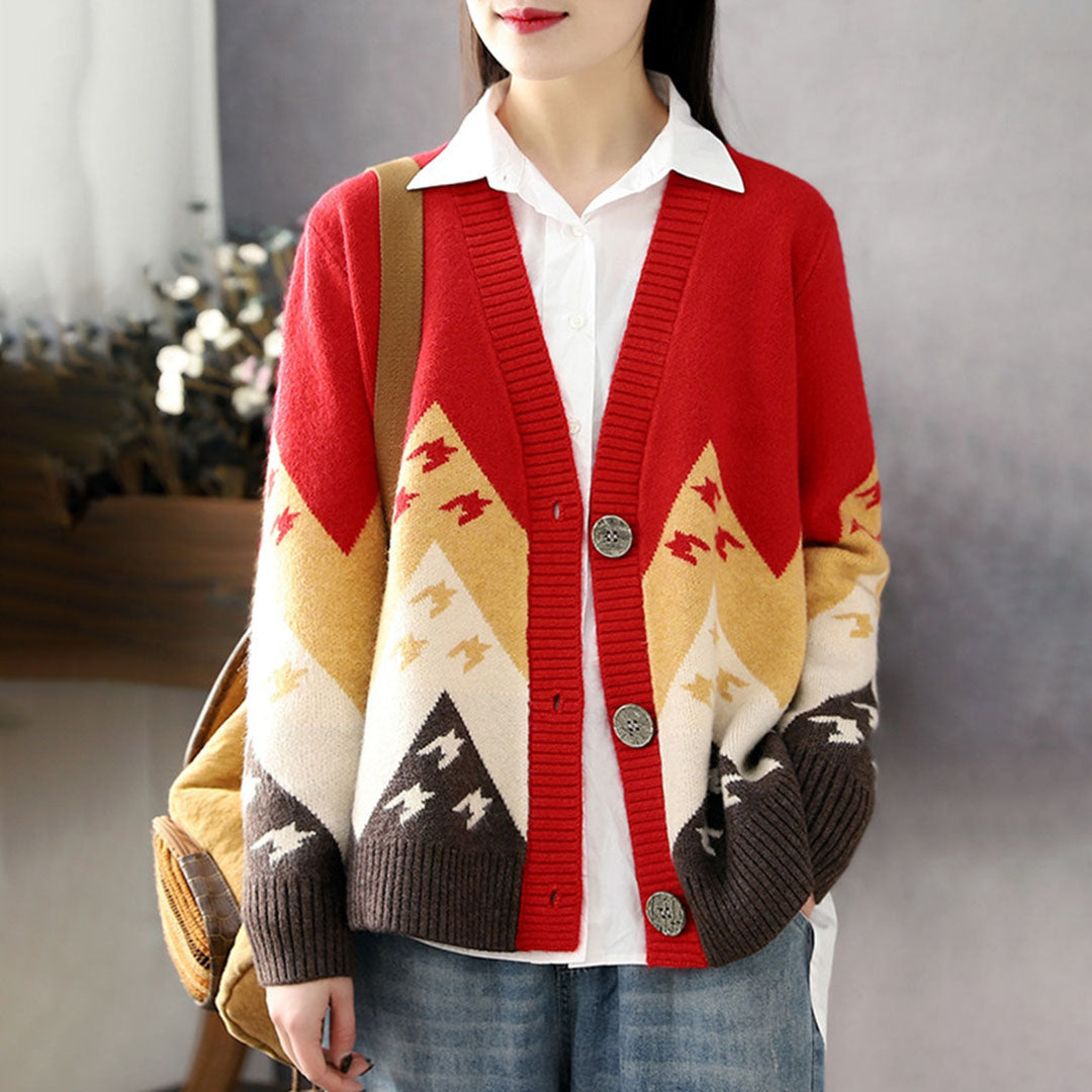 Klassisk bekväm cardigan - Mali