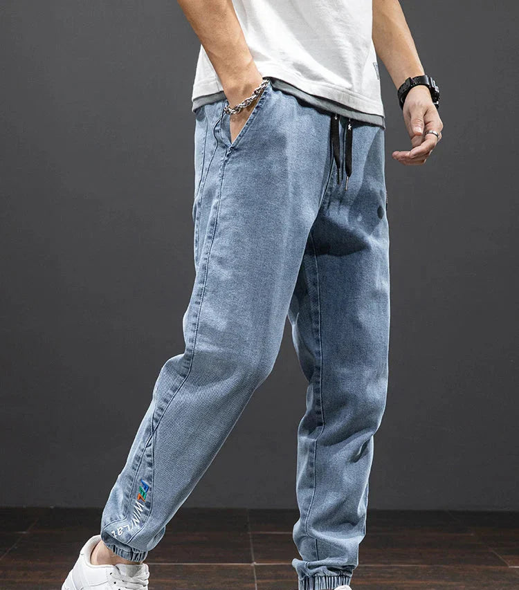 Snygga Street Wear Cargo jeans för män - Josef