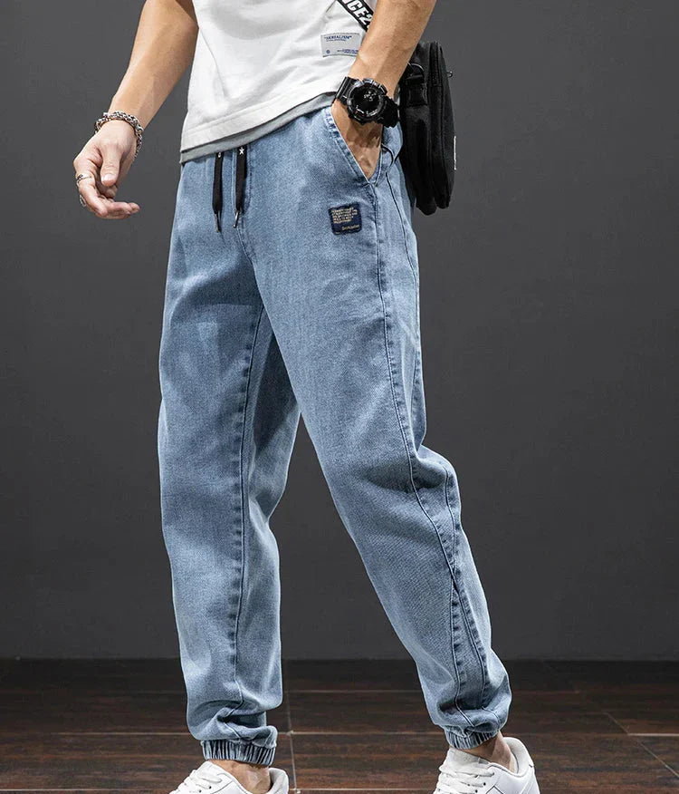 Snygga Street Wear Cargo jeans för män - Josef