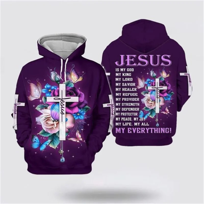 Tryckt varm hoodie - Pehr