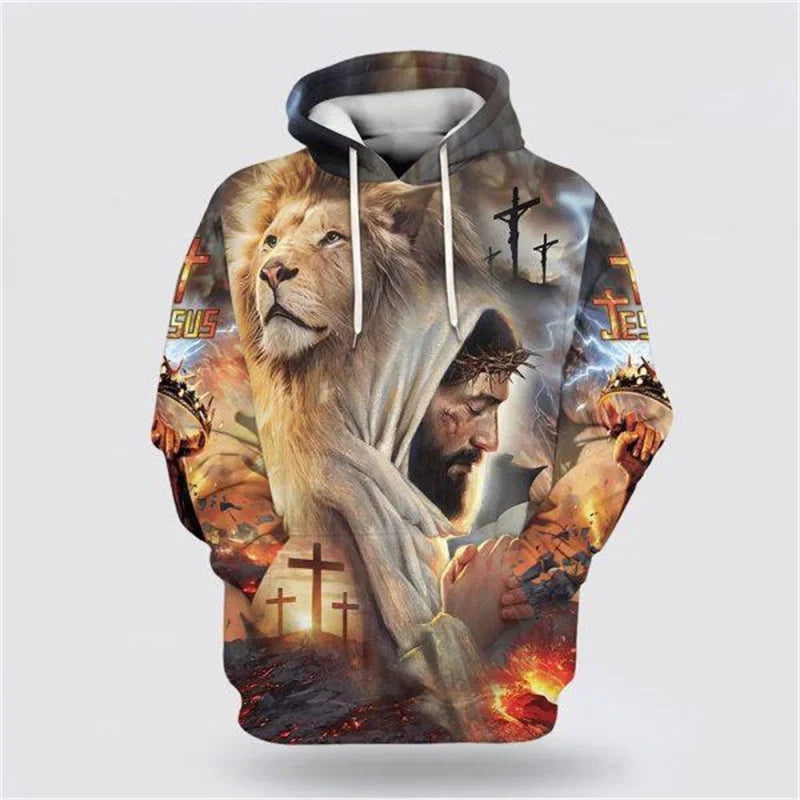 Tryckt varm hoodie - Pehr