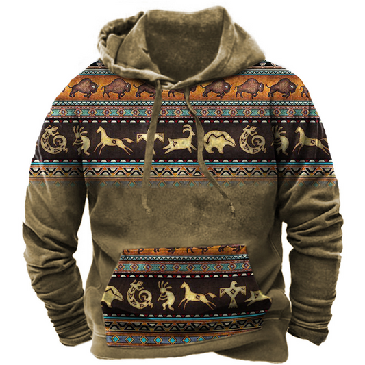 Klassisk blandad hoodie - Kanin