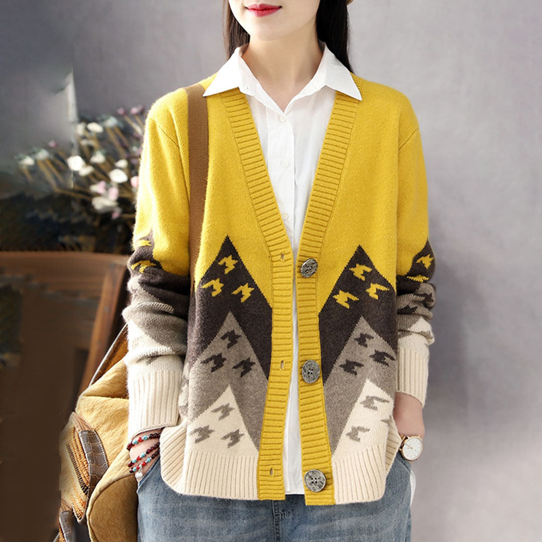 Klassisk bekväm cardigan - Mali