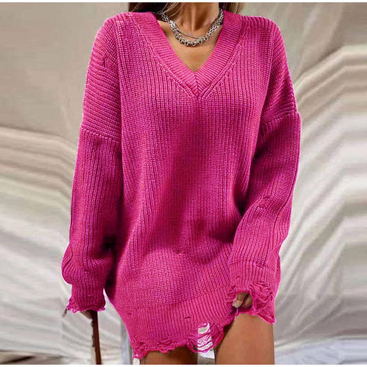 En bekväm loungewear tröja klänning - Rudina