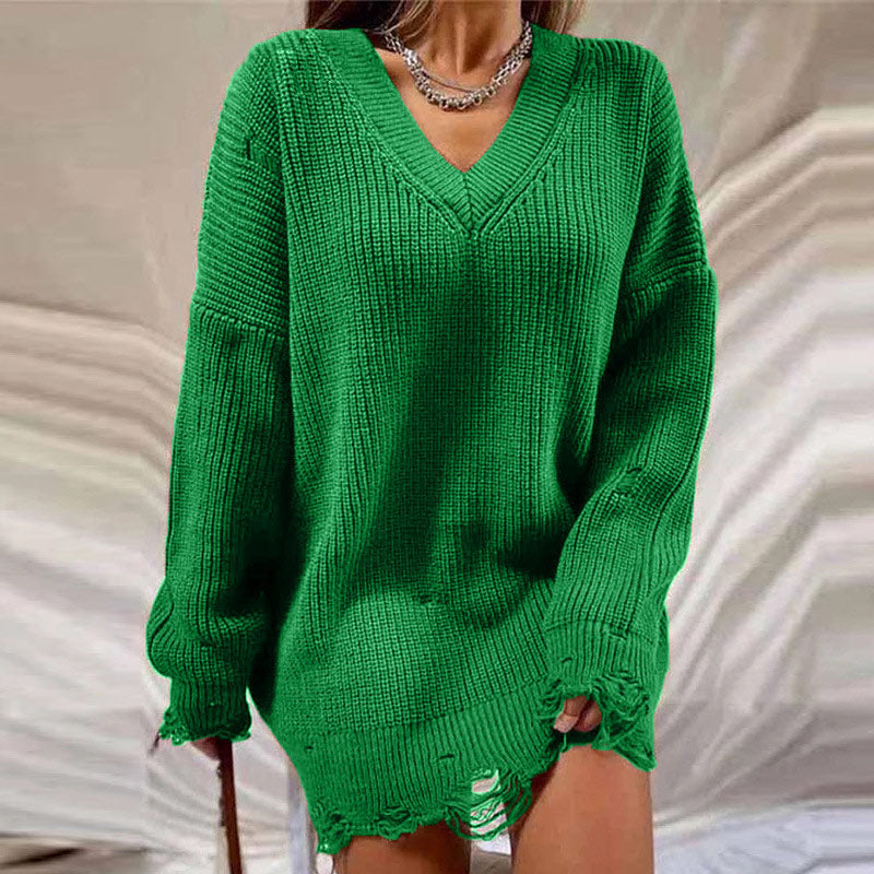 En bekväm loungewear tröja klänning - Rudina