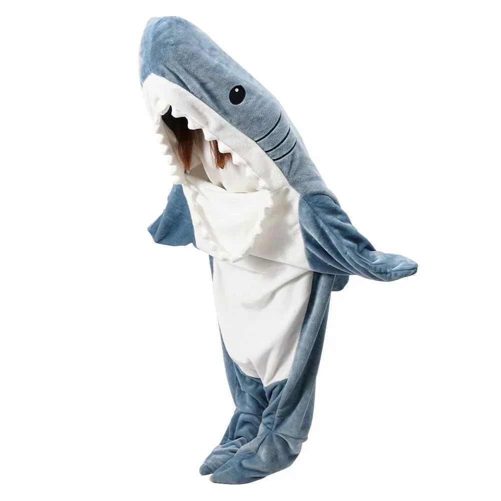 Bekväm shark onesie för hemmet - Nolina