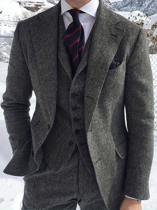 Heritage Tweed-dräkt för män - Walter