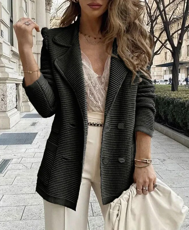 Groovy långärmad kavaj i uniform - Arvid