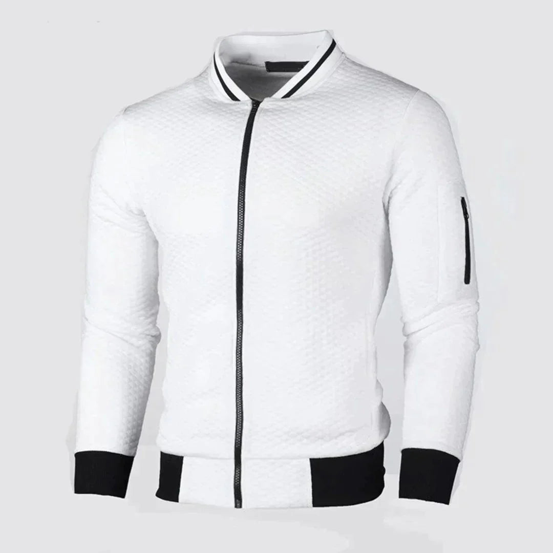 Langärmlige, moderne, lässige Herrenjacke - Claes